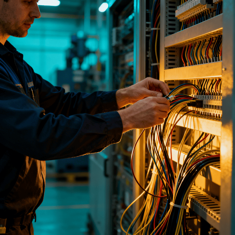 Instalacje elektryczne - zasilanie przemysłowe