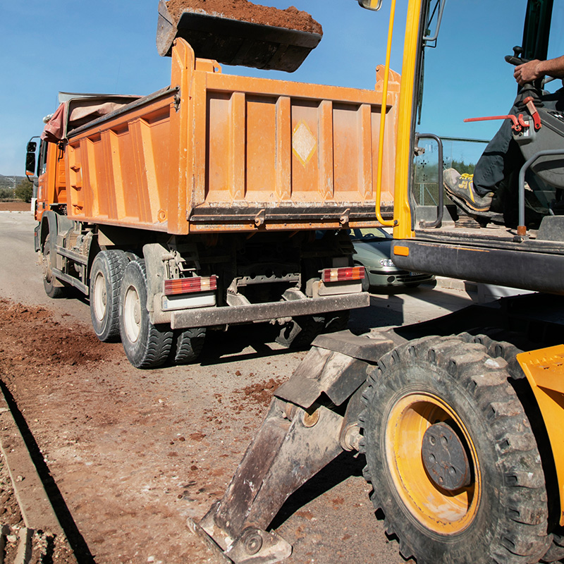 Usługi transportowe - przewóz materiałów